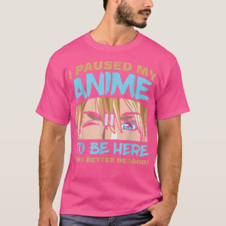 Camiseta Anime Triste Japonês Para Ventiladores Japoneses