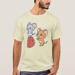 Camiseta Anime Tuffy e Jerry Apple Rolling