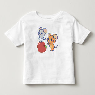 Camiseta Anime Tuffy e Jerry Apple Rolling