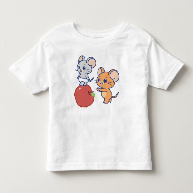 Camiseta Anime Tuffy e Jerry Apple Rolling (Frente)