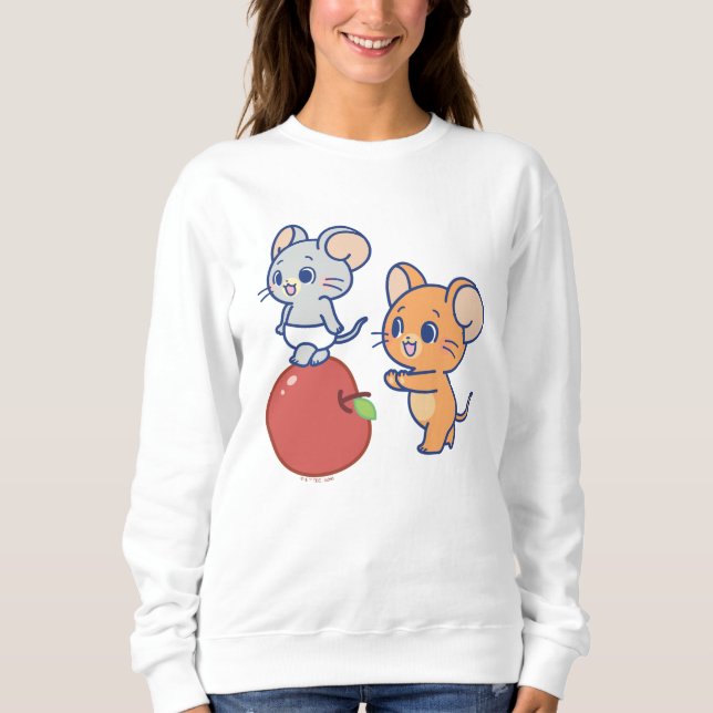 Camiseta Anime Tuffy e Jerry Apple Rolling (Frente)