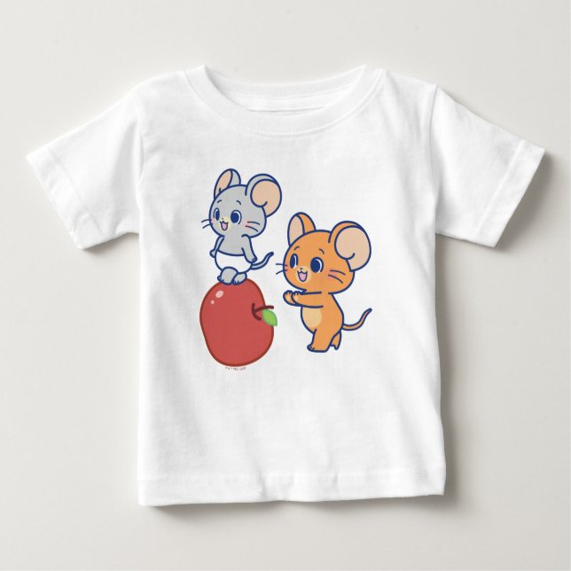 Camiseta Anime Tuffy e Jerry Apple Rolling (Frente)