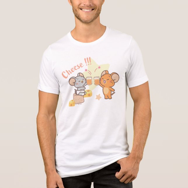 Camiseta Anime Tuffy e Jerry Cheers para Queijo (Frente)