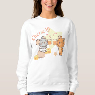 Camiseta Anime Tuffy e Jerry Cheers para Queijo