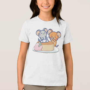 Camiseta Anime Tuffy e Jerry Cheesecake