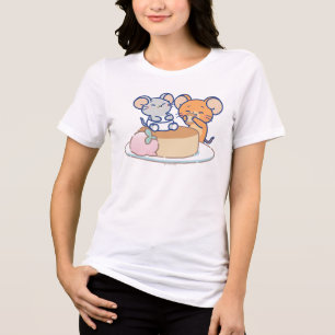 Camiseta Anime Tuffy e Jerry Cheesecake