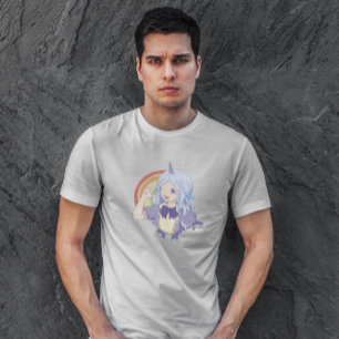 Camiseta Anime Unicorn Girl