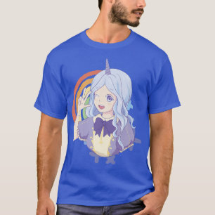 Camiseta Anime Unicorn Girl Horn Japan