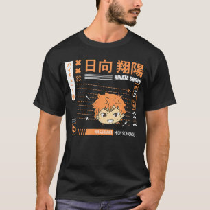 Camiseta Anime volei de praia escolar retrô