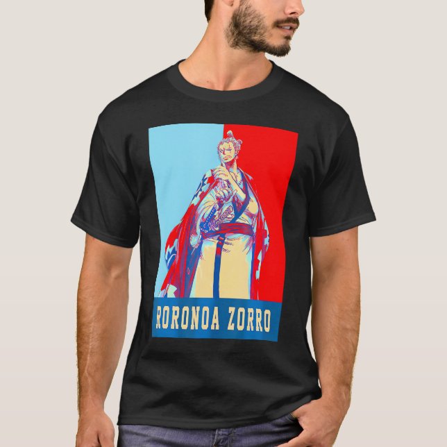 Camiseta Anime Zoro Japonês (Frente)