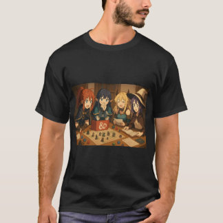 Camiseta Animes jogando D&D