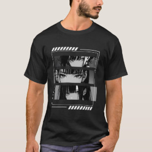Camiseta Animes Olham Suaves Mães Japonesas Estéticas
