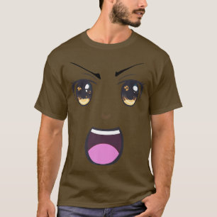 Camiseta Animes Olhos Irritados Cultura Japonesa Arte Japon