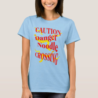 Camiseta Ânimo de perigo de precaução atravessando 3