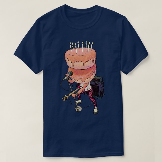 Camiseta Anithday Rock (Frente do Design)