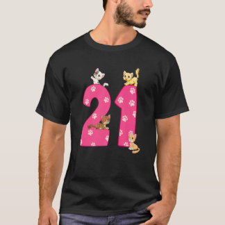 Camiseta Aniversariante de 14 anos de gato Bda