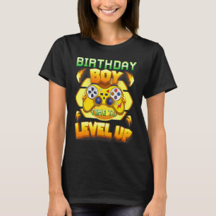 Camiseta Aniversariante Hora de Subir de Nível Aniversário 