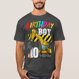 Camiseta Aniversário 10º Escavador 10 Anos Construção