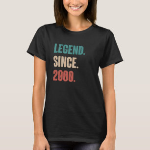 Camiseta Aniversário 23.ª Decoração 23 anos Vintage 200