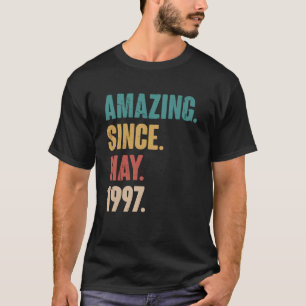 Camiseta Aniversário 26.ª decoração surpreendente desde mai