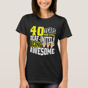 Camiseta Aniversário 40 Anos De Ser Incrível