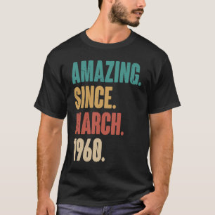 Camiseta Aniversário 63ª decoração surpreendente desde març