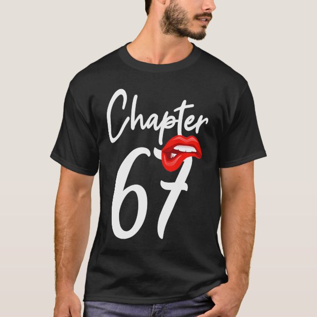 Camiseta Aniversário 67 para as mulheres Capítulo 67 (Frente)