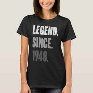 Camiseta Aniversário: 75.a Decoração 75 anos Vintage 19