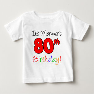 Camiseta Aniversário 80 de Mormor