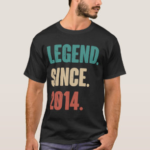Camiseta Aniversário 9ª Decoração 9 Anos Vintage 20