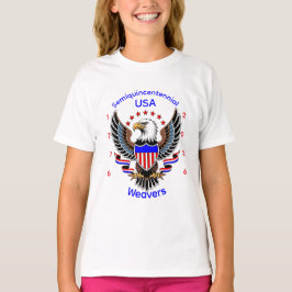 Camiseta Aniversário Americano Personalizado de 250 anos