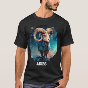 Camiseta Aniversário Áries Personalizado Astrologia Zodíaco