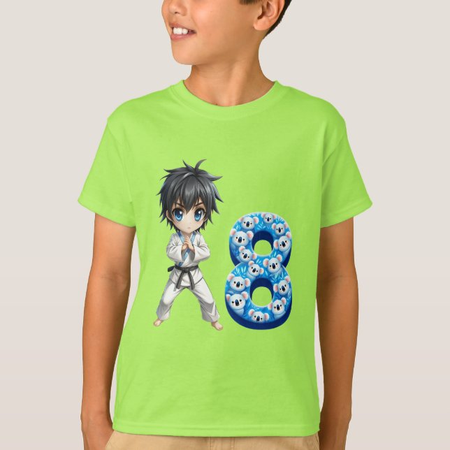 Camiseta Aniversário Às 8 (Frente)
