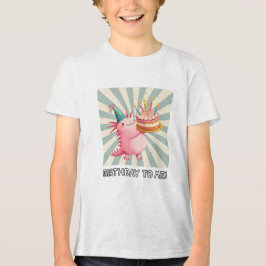 Camiseta Aniversário Axolotl