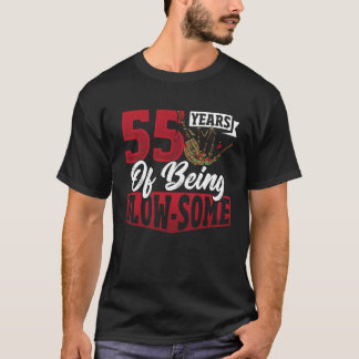 Camiseta Aniversário Bagpiperista 55 anos de sopro