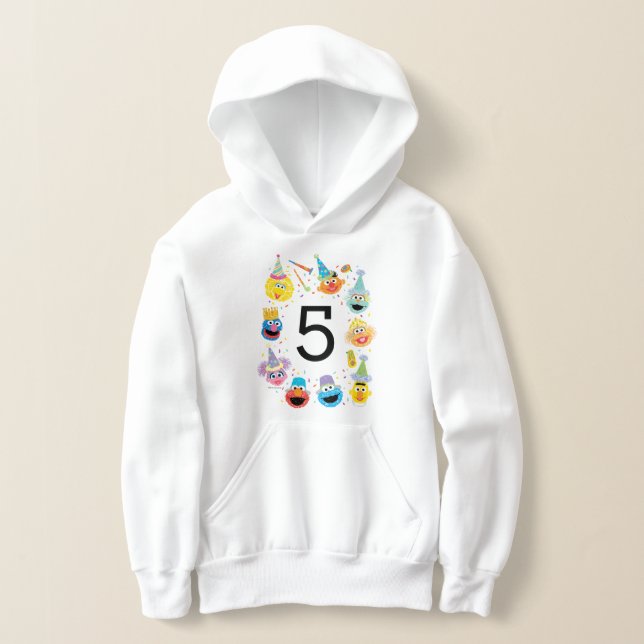 Camiseta Aniversário com Confetes da Rua Sésamo (Postura )