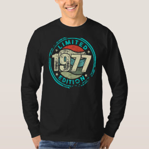 Camiseta Aniversário com nascer em 1977