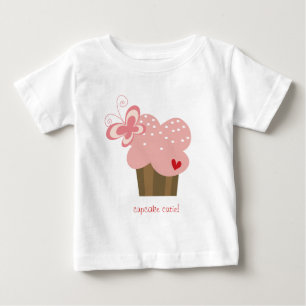 Camiseta Aniversário cor-de-rosa lunático da menina da