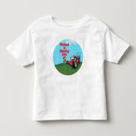 Camiseta Aniversário Cortador de Grama Personalizado
