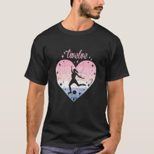 Camiseta Aniversário Cute De 12 Anos Garota 12 B-Day