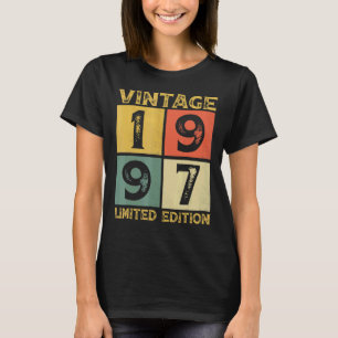 Camiseta Aniversário da 25 de 1997, Retro 1995, 25 anos