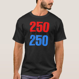 Camiseta Aniversário da América 250 Aniversário 4 de julho 