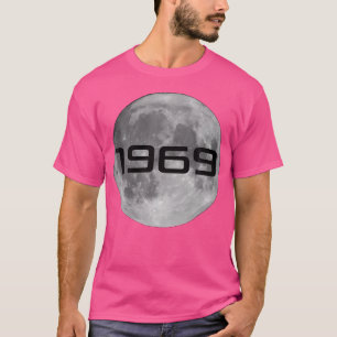 Camiseta Aniversário da Astronomia da Lua, 1969