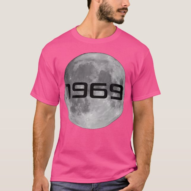 Camiseta Aniversário da Astronomia da Lua, 1969 (Frente)