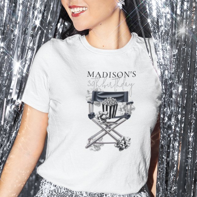 Camiseta Aniversário da Cadeira do Diretor (Criador carregado)