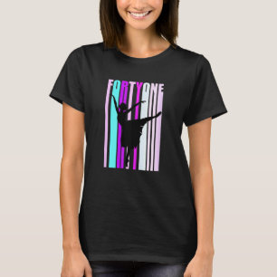 Camiseta Aniversário Da Dança Das Mulheres 41 ruas Para Mul