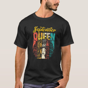Camiseta Aniversário Da Décima Junta Nascer Rainha Em Setem