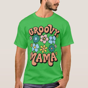 Camiseta Aniversário da Família Retro Mamã 60 anos 70 Costu