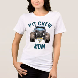 Camiseta Aniversário da Mãe da Equipe de Pit do Megalodon d