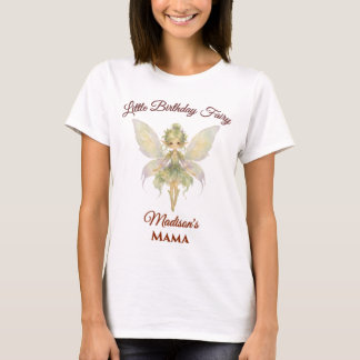 Camiseta Aniversário da Pequena Fada em Aquarela